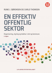 En effektiv offentlig sektor av Rune J. Sørensen og Carlo Thomsen (Ebok)