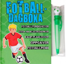 Fotballdagboka. 1 bok. 1 penn (Dagbok)