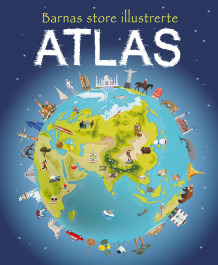 Barnas store illustrerte atlas av Andrew Brooks (Innbundet)