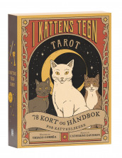 I kattens tegn : tarot : 78 kort og håndbok for katteelskere av Catherine Davidson (Spill)