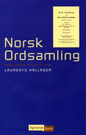 Norsk ordsamling av Laurents Hallager (Innbundet)