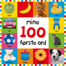 Mine 100 første ord av Iselin Røsjø Evensen (Kartonert)