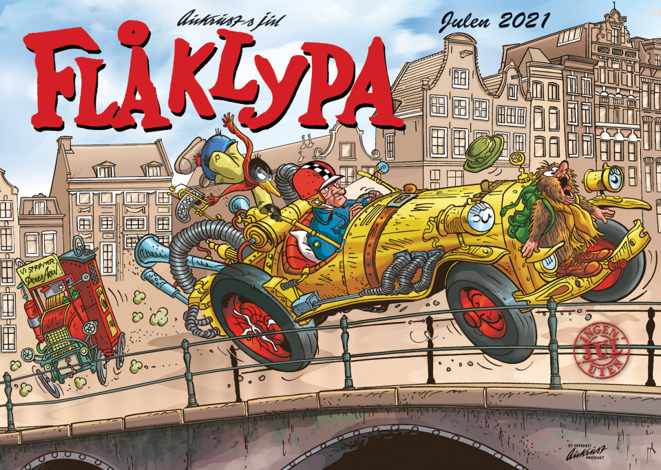 Aukrust's jul Flåklypa av Haakon W. Isachsen (Heftet) Tegneserier og