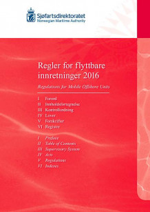 Regler for flyttbare innretningar 2016 = Regulations for mobile offshore units 2016 (Heftet)