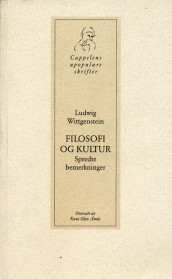 Filosofi og kultur av Ludwig Wittgenstein (Heftet)