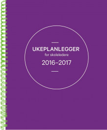 Ukeplanlegger for skoleledere 2016-2017 (Andre varer)