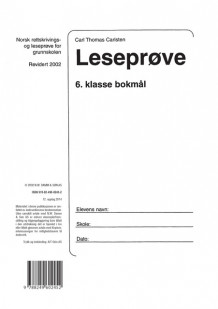 Leseprøve 6. klasse bokmål av Carl Thomas Carlsten (Heftet)