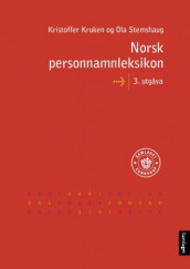 Norsk personnamnleksikon av Kristoffer Kruken og Ola Stemshaug (Innbundet)