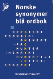 Norske synonymer blå ordbok av Dag Gundersen (Innbundet)