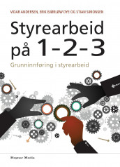 Styrearbeid på 1-2-3 av Vidar Andersen, Erik Bjørløw Dye og Stian Simonsen (Heftet)
