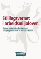 Stillingsvernet i arbeidsmiljøloven av Thor-Erik Johansen (Heftet)