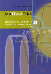 Matematikk 4 av Martin Lohne og Dag Allard Knudsen (Heftet)