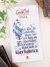 GudsOrd Kalender 2024 av Kristian Kapelrud (Kalender)
