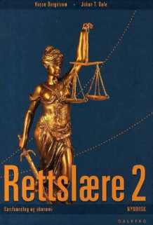 Rettslære 2 av Hasse Bergstrøm og Johan T. Dale (Innbundet)