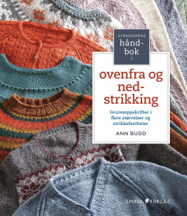 Omslag - Strikkerens håndbok i ovenfra og ned-strikking