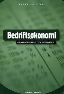 Bedriftsøkonomi av Børre Solstad (Heftet)