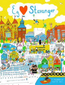 Eg elske Stavanger av Anette Moi (Kartonert)