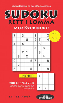 Sudoku rett i lomma med kyubikuro av Mattias Boström og Daniel W. Aschehoug (Heftet)