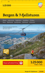 Bergen & 7-fjellsturen (Kart, falset)