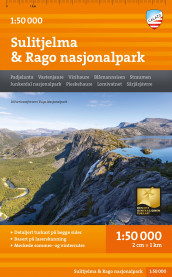Turkart Sulitjelma & Rago nasjonalpark (Kart, falset)