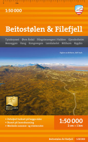 Turkart Beitostølen & Filefjell (Kart, falset)
