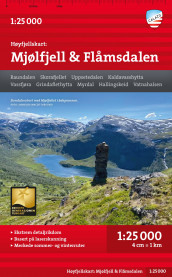 Høyfjellskart Mjølfjell (Kart, falset)