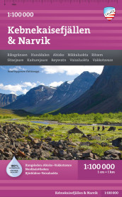 Kebnekaisefjällen & Narvik (Kart, falset)