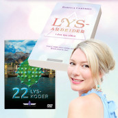 Lysarbeider i den nye tiden + 22 lyskoder (DVD) av Rebecca Campbell (Pakke)