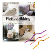 Omslag - Flettebok + flettepinner