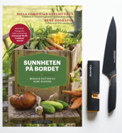 Pakketilbud: Kokebok + kniv og sliper! av Niels Christian Geelmuyden og René Zografos (Pakke)