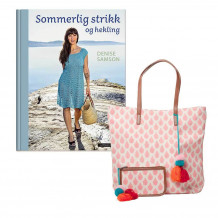 Sommerlig strikk + sommerbag (Pakke)