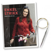 Omslag - Enkel strikk + liten rundpinne