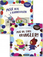 Max skal i barnehagen og Mai og Sara krangler! av Ellen Karlsson (Pakke)