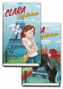 Claramysteriene Det forsvunne manuskriptet og Diamantjakten av Ingeborg Dybvig (Pakke)