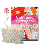 Omslag - Quilt med kjærlighet + mappe + målebånd