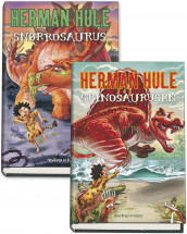 Herman Hule: Spinosaurusen og Snørrosaurus av Kyle Mewburn (Pakke)