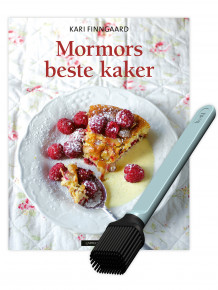Mormors beste kaker + bakpensel av Kari Finngaard (Pakke)
