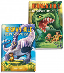 Herman Hule 1 og 4: Dinosaurdalen og Diploducosene av Kyle Mewburn (Pakke)