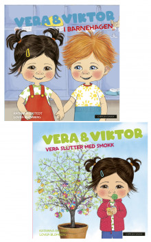 Vera og Viktor i barnehagen og Vera slutter med smokk av Katarina Ekstedt (Pakke)