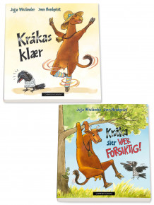 Mamma Mø: Kråkas klær og Kråka sier Vær forsiktig! av Jujja Wieslander og Sven Nordqvist (Pakke)