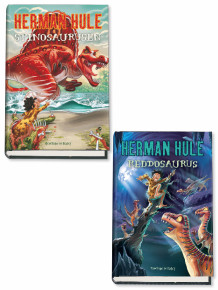 Herman Hule: Reddosaurus og Herman Hule: Spinosaurusen av Kyle Mewburn (Pakke)